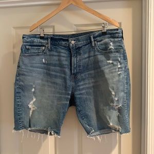 Abercrombie & Fitch Distressed Denim Shorts